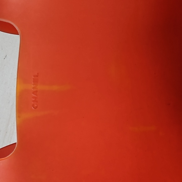 CHANEL XL Logo Jelly Tote Bag Red EUC❣️ - Picture 9 of 10